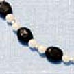 Garnet & White Jasper Gemstone Necklace N003